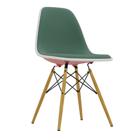 Eames Plastic Side Chair DSW mit Vollpolster