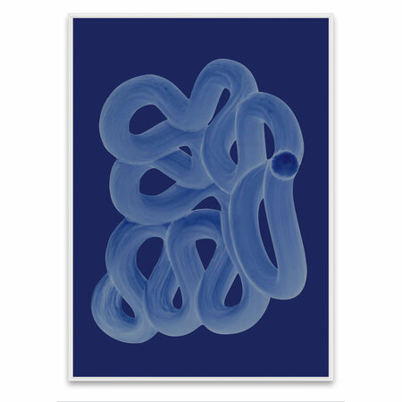 Paper Collective Blue Brush 50 x 70 cm 