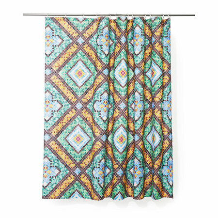 ZigZagZurich Duschvorhang 'Tilescapes' 180 x 200 cm