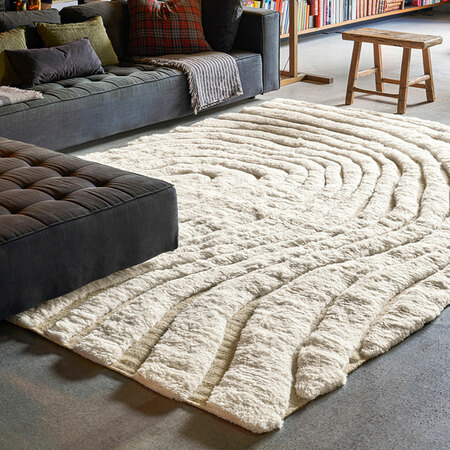 Toulemonde Bochart  Minotaure Rug B: 170 cm / L: 240 cm , Weiss
