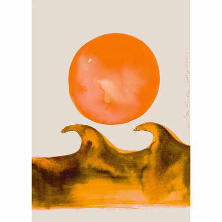Paper Collective Sunset Waves 50 x 70 cm 