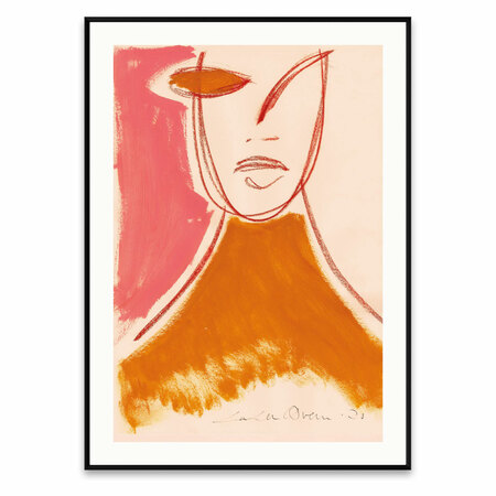 Gemälde 'Pink Portrait'