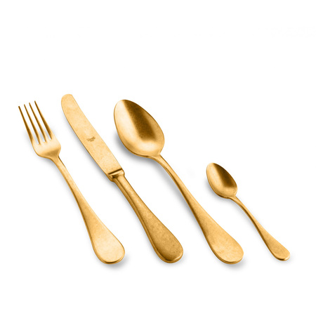 Mepra Michelangelo Vintage Flatware Oro, 24-teilig