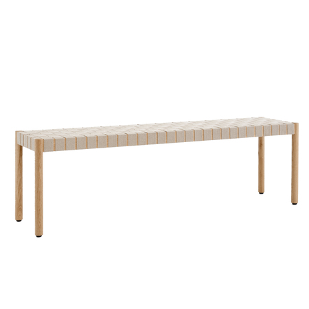 &Tradition Bank 'Betty' Eiche schwarz lackiert / Natural, B: 157 cm