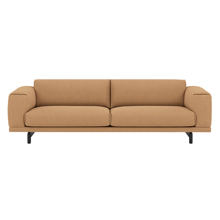 Muuto  3er Sofa 'Rest' Braun - Fiord 451