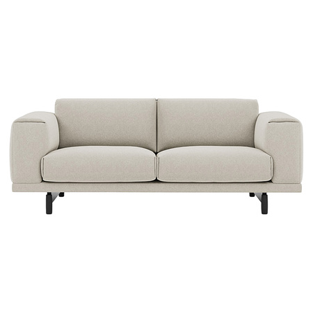 Muuto 2er Sofa 'Rest' von 'Muuto' Beige - Wooly 2256