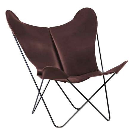 Butterflychair Butterfly Chair Blankleder Maron