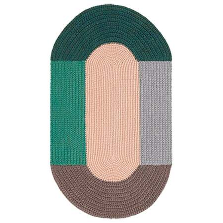 Gan-Rugs Crochet Mono 100 x 180 cm, Pink