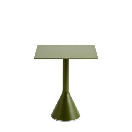 HAY Living Palissade Cone Table Olive, B: 65 cm / T: 65 cm 