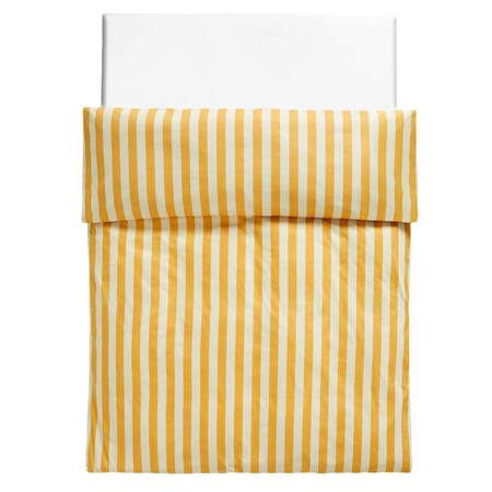 HAY Accessoires Été Duvet Cover Mitternachtsblau / Hellgrau, 135 x 200 cm 