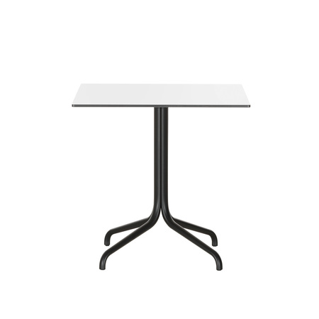 Vitra Belleville Table Weiss 03 pulverbeschichtet (struktur), B: 75 cm