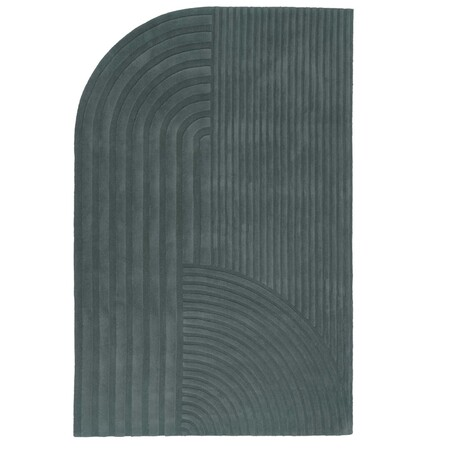 Muuto Relevo Rug Dunkelgrün, B: 200 cm / L: 300 cm