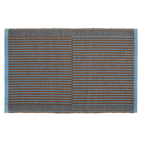 HAY Accessoires Tapis Mat Blau / Kastanie