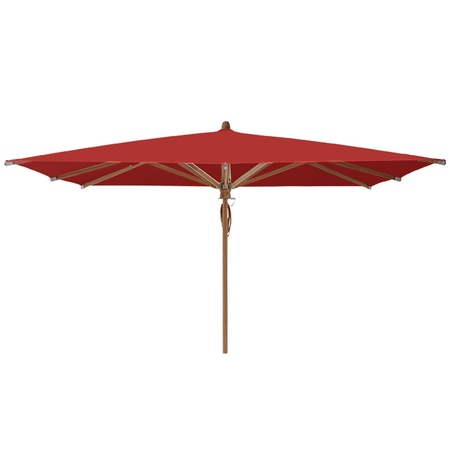 Glatz Sonnenschirm Teakwood von 'Glatz'  330 x 330 cm,  Vanilla / 453