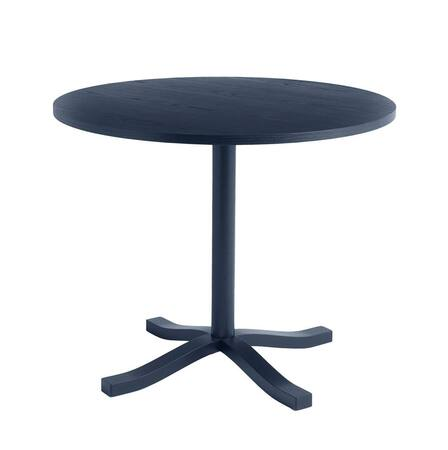 HAY Living Pastis Table Ø: 90 cm / H: 74 cm , Esche blau lackiert