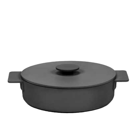Serax  Kochtöpfe aus der Serie 'Surface' Schwarz, Ø 26 cm / 4.6 L