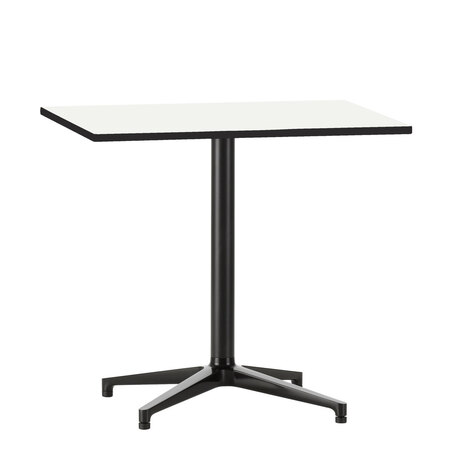 Vitra Bistro Table Outdoor B: 79.6 cm, HPL Vollkern 01 weiss (struktur)