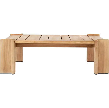 Gubi Atmosfera Coffee Table B: 113 cm T: 100 cm , Teak natur