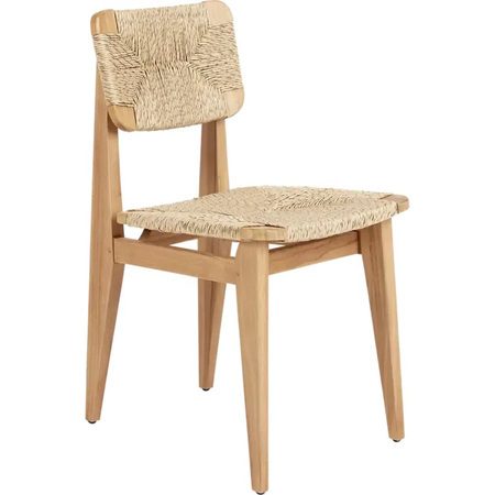 Gubi C-Chair Outdoor Dining Chair Teak natur