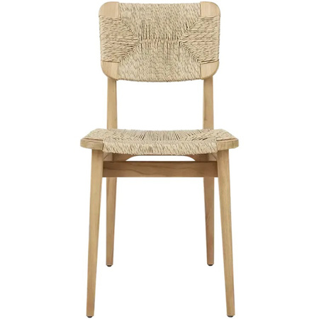 Gubi C-Chair Outdoor Dining Chair Teak natur