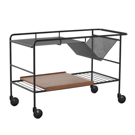 &Tradition Alima NDS1 Schwarz matt / Walnuss lackiert