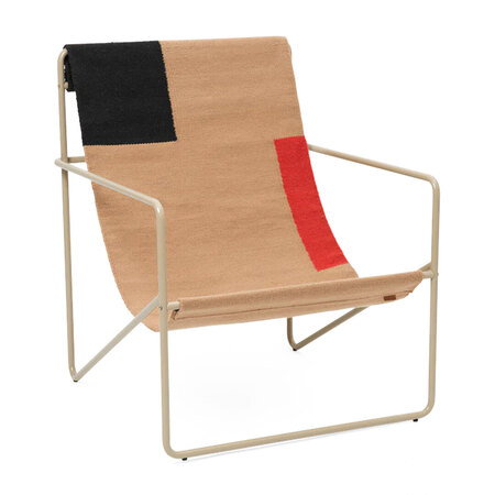Ferm Living Desert Lounge Chair Cashmere, Block