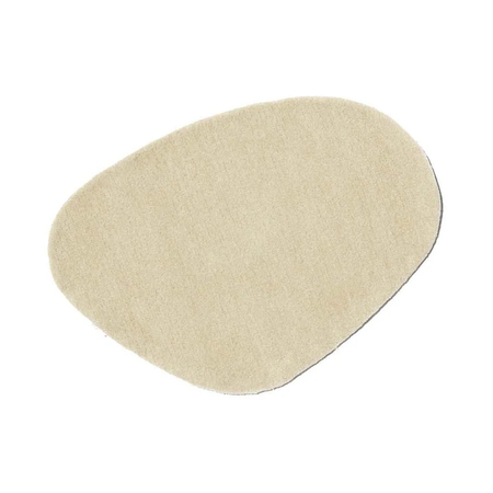 Nanimarquina Little Stone 9 B: 60 cm / L: 80 cm , Off-White