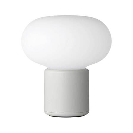 New Works Karl-Johan Portable Table Lamp Hellgrau