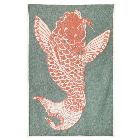 ZigZagZurich 'Koi' Baumwoll-Strandtuch 90 x 140 cm