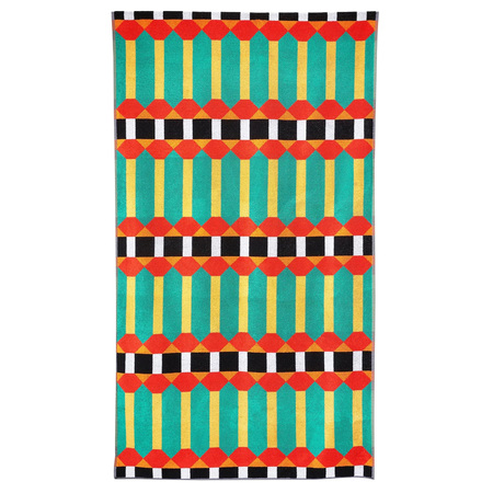 ZigZagZurich 'Beach 1' XL Terry Strandtuch 100 x 180 cm