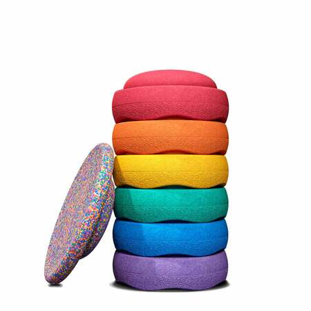 Stapelstein Stapelstein Rainbow Classic Bundle 6 + 1 Bundle 6er Set + Board