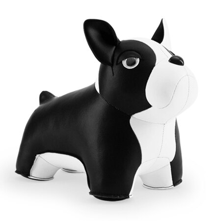 Züny French Bulldog II Buchstopper, Schwarz-Weiss