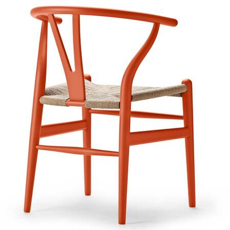Carl Hansen & Søn CH24 Soft Buche Soft Orange Red