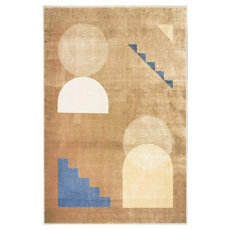 ZigZagZurich 'Framework' Wool & Bamboo Silk Teppich 160 x 230 cm 