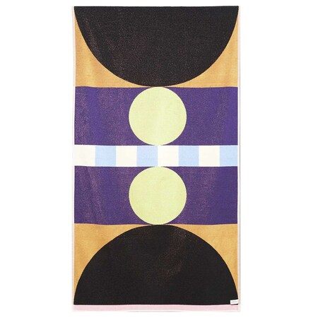 ZigZagZurich 'Cocktail' XL Baumwoll-Strandtuch 100 x 180 cm