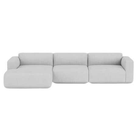 &Tradition Develius Armrest Hellgrau 130 - Hallingdal 65, Armlehne links