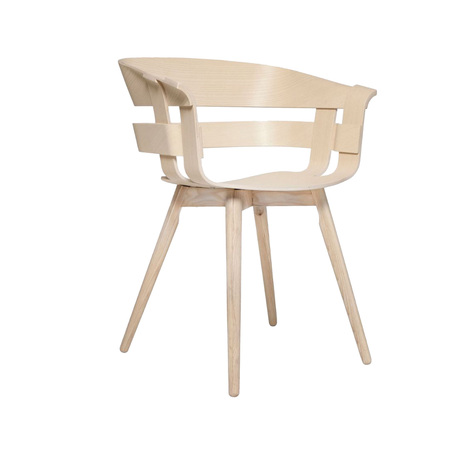 Design House Stockholm Furniture Wick Chair mit Holzfüssen Esche
