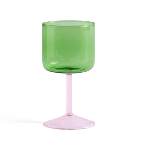 Hay Tint Wine Glass Set of 2 Pink / Gelb