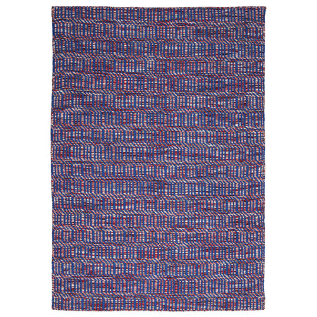 HAY Accessoires Radio Rug Rot / Blau, B: 140 cm / L: 200 cm 