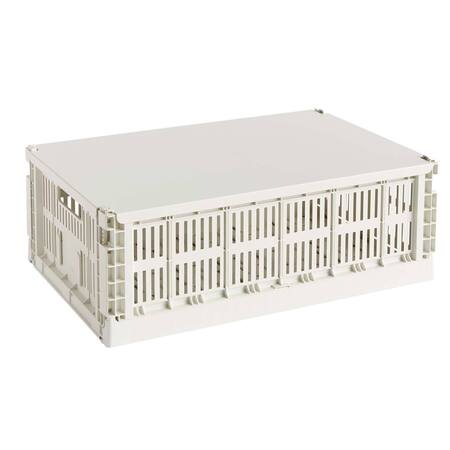 Hay HAY Colour Crate L Off-White, B: 34.5 cm / L: 53 cm / H: 18.5 cm 