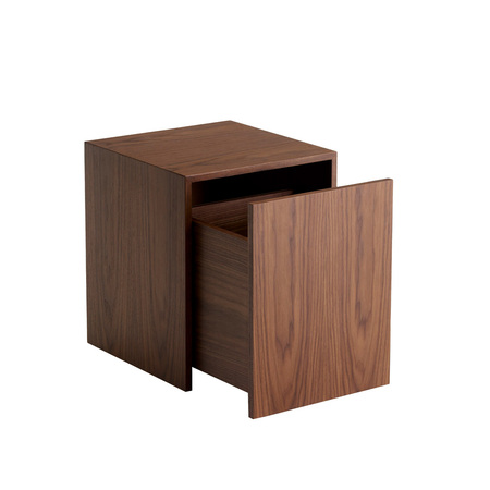 New Works Mass Side Table Mit Schublade, Eiche geölt