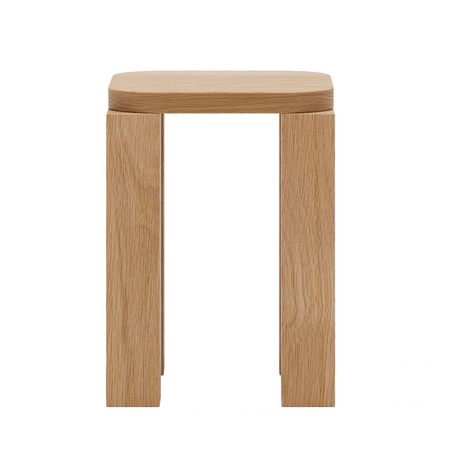 New Works Atlas Stool Eiche geräuchert, H: 44 cm