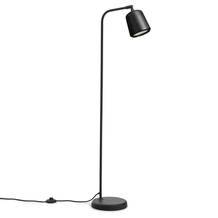New Works Material Floor Lamp Marmor schwarz