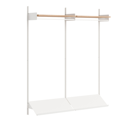 New Works New Works Wardrobe Shelf 2 Eichenfurnier / Weiss