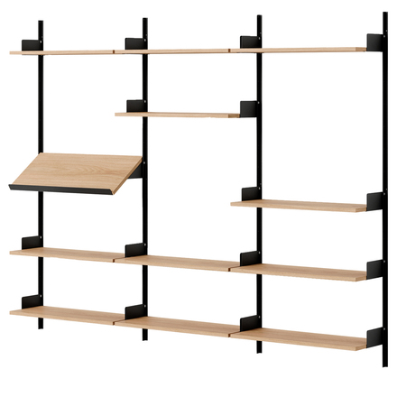 New Works New Works Display Shelf Eichenfurnier / Schwarz