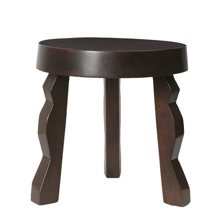 Ferm Living Faye Stool Mangoholz dunkel gebeizt