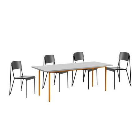 Hay Accessoires Two Colour Rot / Kastanienrot, B: 160 cm / T: 82 cm 