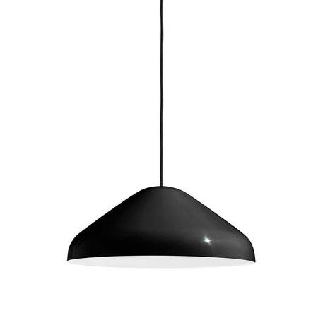 HAY Accessoires Pao Steel Pendant Soft Black, Ø: 47 cm / H: 16.5 cm