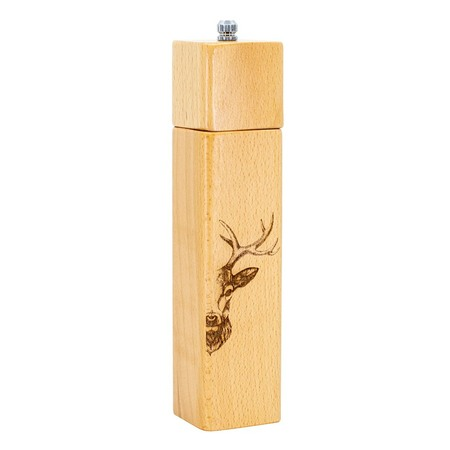 Kadastar Salz- und Pfeffermühle Zoom Hirsch, H: 21 cm