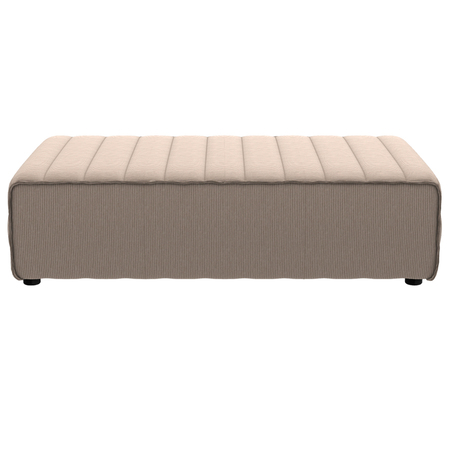 Gervasoni Chaiselongue Samet 04 B: 90 cm / T: 146 cm , Annie Hall - Corduroy, Ton-in-Ton